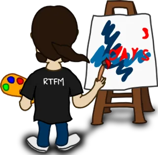 漫画人物画家艺术剪辑