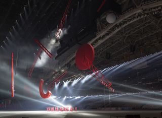 奥运会布景现场