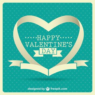 心型的金色丝带的绿色背景