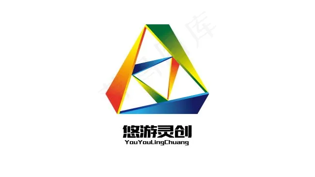 悠游灵创LOGO(11340X6379(DPI:150))psd模版下载