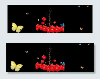 淘宝banner图轮播分层素材