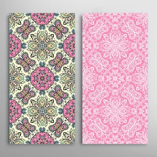 蝴蝶花纹名片卡片