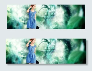 淘宝天猫女装春季夏季海报轮播图1