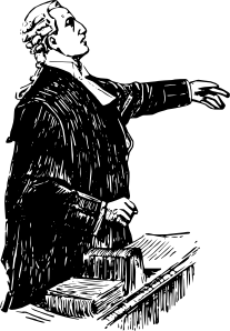 世纪初英国律师剪贴画