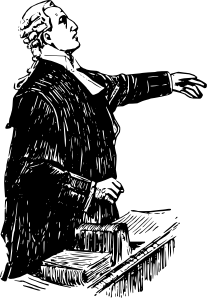 世纪初英国律师剪贴画