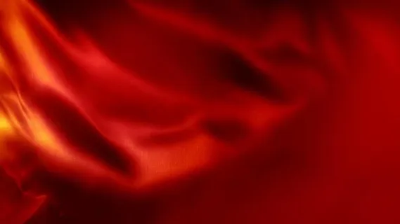 喜庆旗帜飘扬循环视频素材