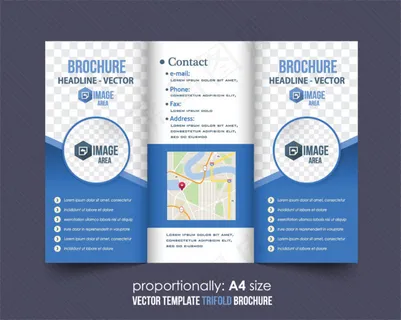 创意商务折页设计图片