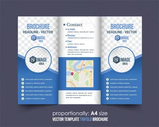 创意商务折页设计图片