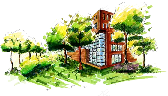 手绘水彩建筑旅游海报设计素材大全