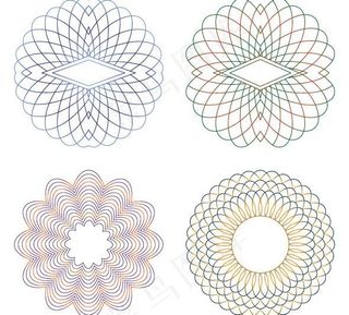 欧式防伪花纹图片