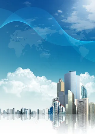 商务科技海报背景