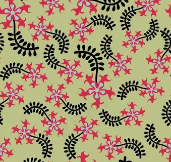 经典花草花纹底纹背景图片