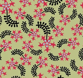 经典花草花纹底纹背景图片