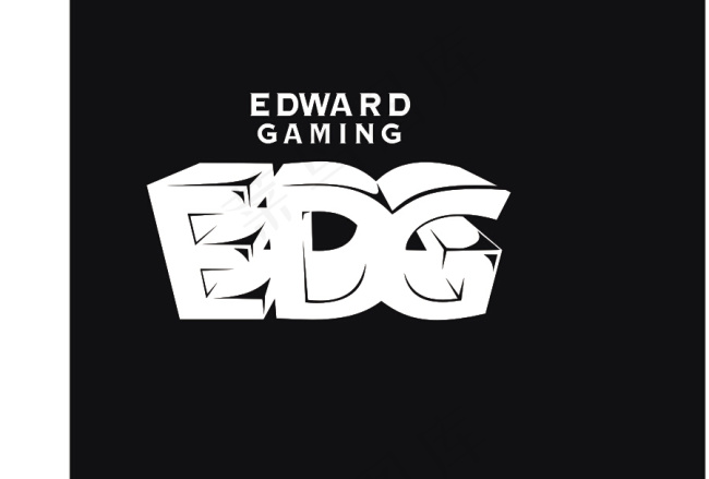 英雄联盟EDG战队 对标cdr矢量模版下载