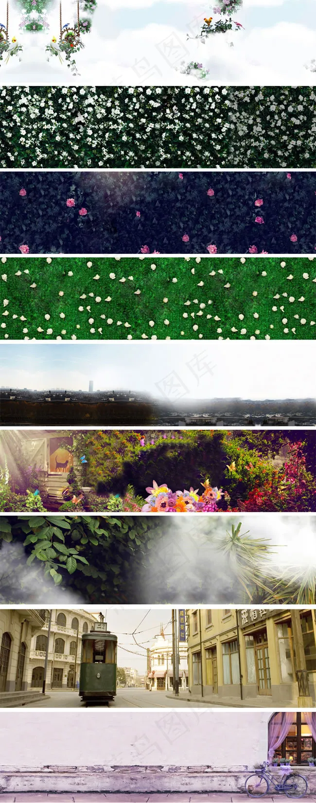 淘宝海报背景图片素材(46P)