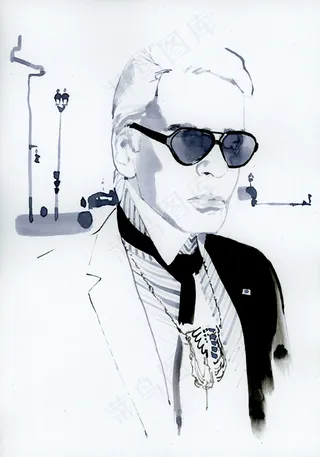 男款墨镜设计图