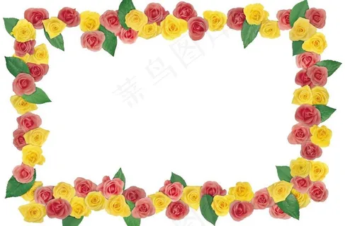 玫瑰边框图片