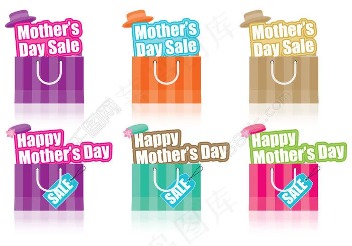 母亲节销售ai矢量模版下载