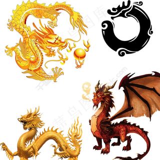 龙动物图片素材PSD分层文件