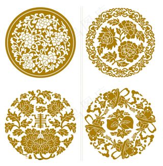 花纹背景素材矢量图免费下载