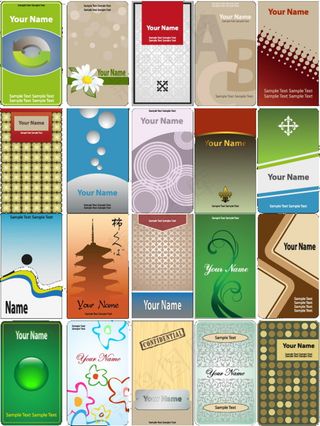 矢量简洁实用名片