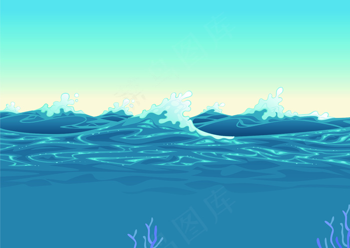 word分层探索海洋世界小报手抄报...