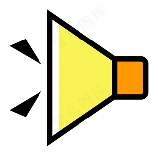 大喇叭拿喇叭png素材下载