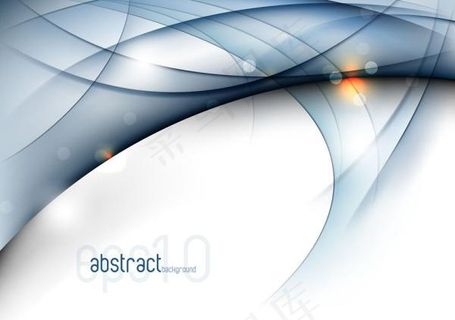 华丽动感流线背景矢量素材二