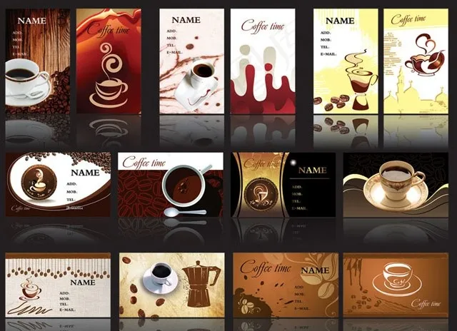 咖啡店名片(3541X2362(DPI:300))psd模版下载