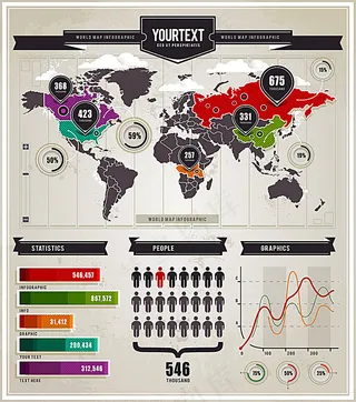 信息图表设计素材