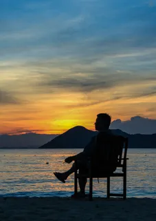 邦邦岛剪影图片