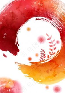写意手绘花卉底纹图片 写意手绘花卉底纹图片