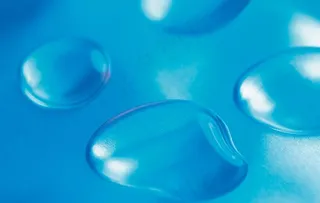 蓝色水滴背景图片