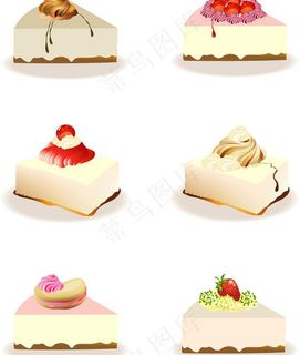 矢量蛋糕图片