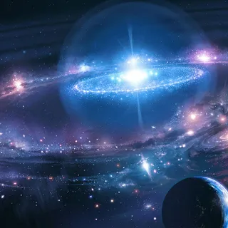 宇宙星空直通车背景