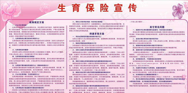 生育保险宣传图片