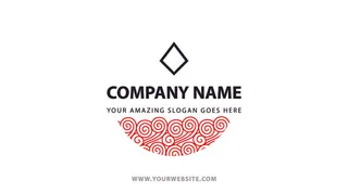 2017中国风高端商务名片