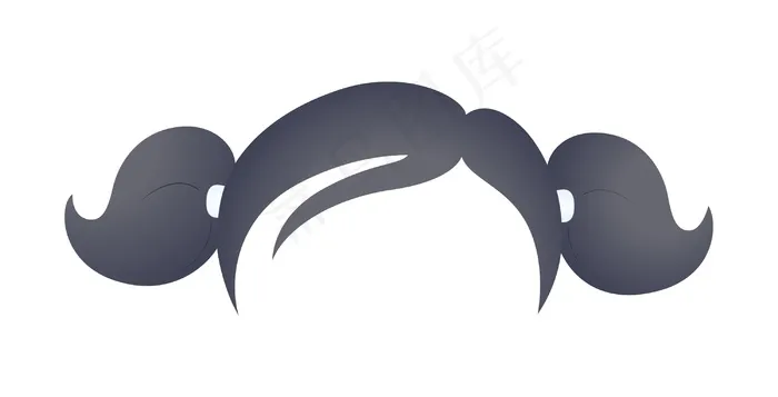 女发型eps,ai矢量模版下载