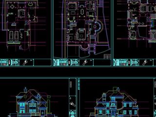 别墅石材装饰图片
