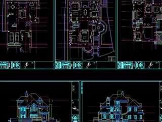 别墅石材装饰图片
