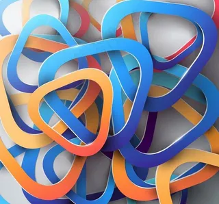 动感三角形图片