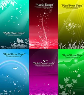 原创精美底版模版图片