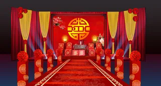 婚礼背景效果