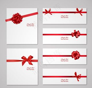 礼物包装丝带造型