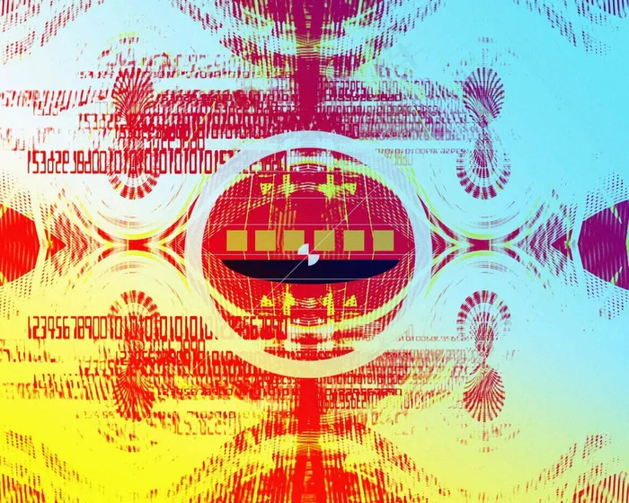 数字底纹背景