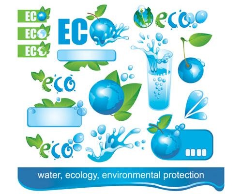 生态环保图标矢量素材二