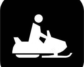 滑雪车图标图片