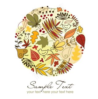 秋天的落叶背景