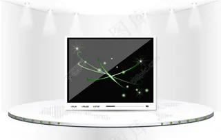 灯光舞台电视节目播放科技元素素材