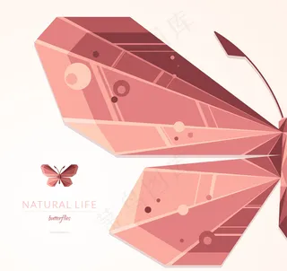 科技蝴蝶素材彩绘时尚